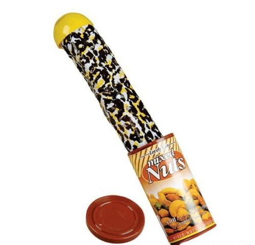 Rhode Island Novelty Snake in A NUT CAN 4 inches tall, 2 diameter