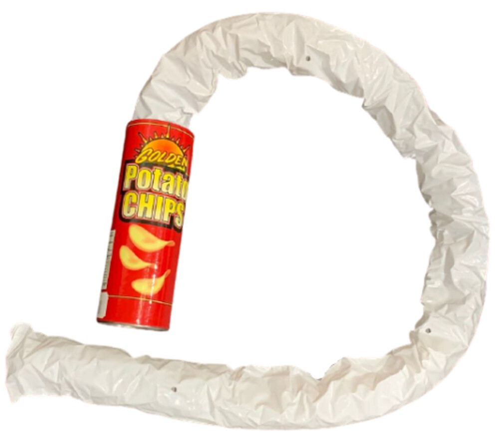 Potato Chip Snake Can spring gag gift funny clown party joke parade prop novelty