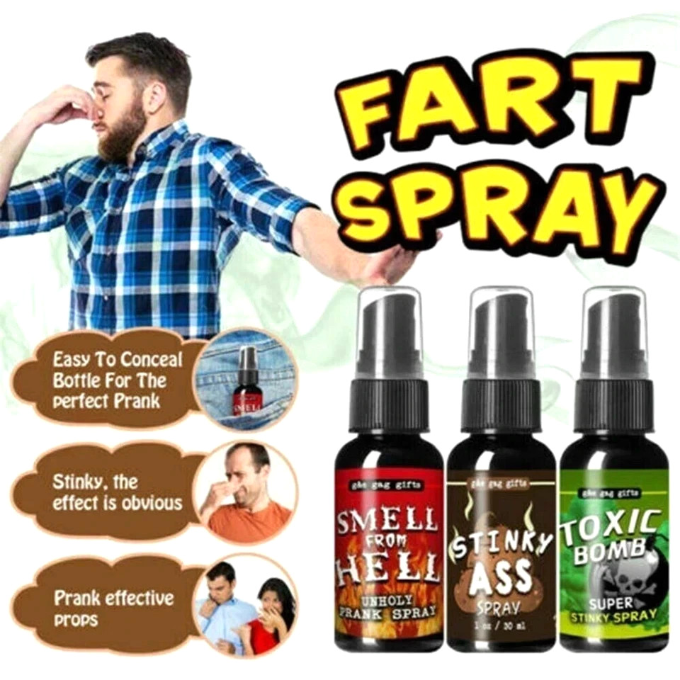 Liquid Fart Spray Stink Bomb Smelly Stinky Ass Toxic Bomb Crap Gag Prank Joke