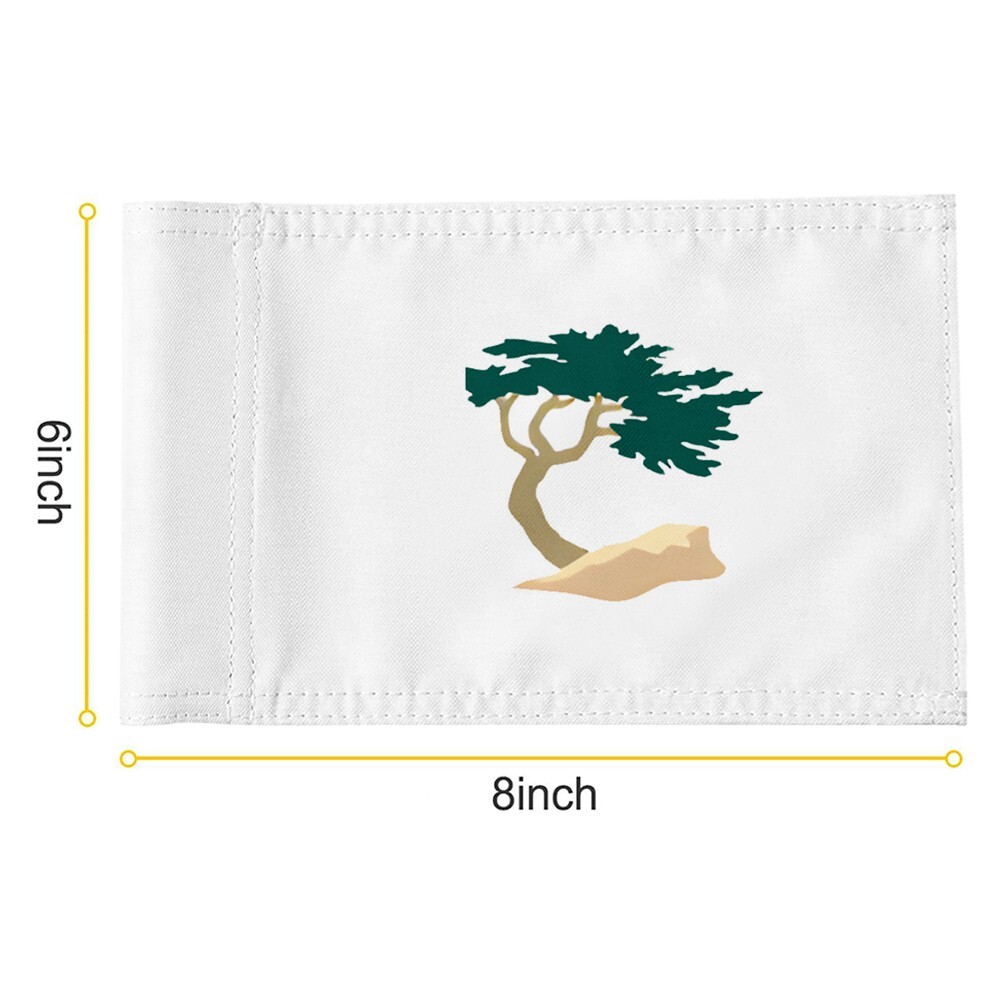JUPITER HILLS COUNTRY CLUB Golf Pin Flag PGA Tour Regulation Tube Flag 8x6Inch