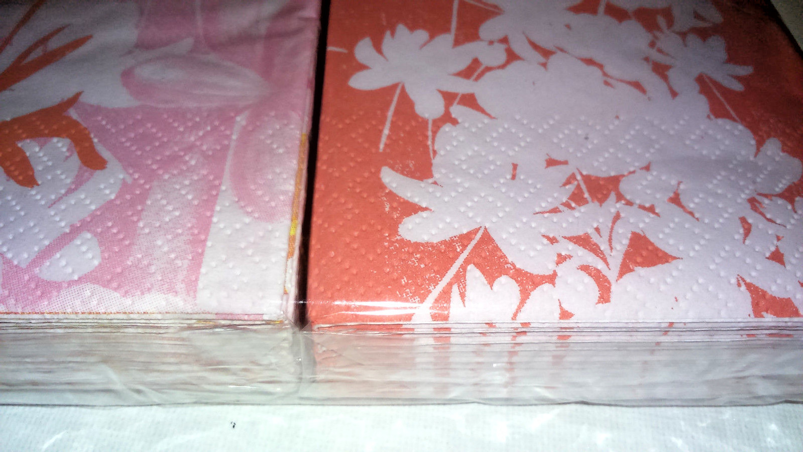 TWIN PACK 2 Designs 20 Paper Napkins CONTEMPORARY FLOWERS TEA PARTY ANEMONE 3ply