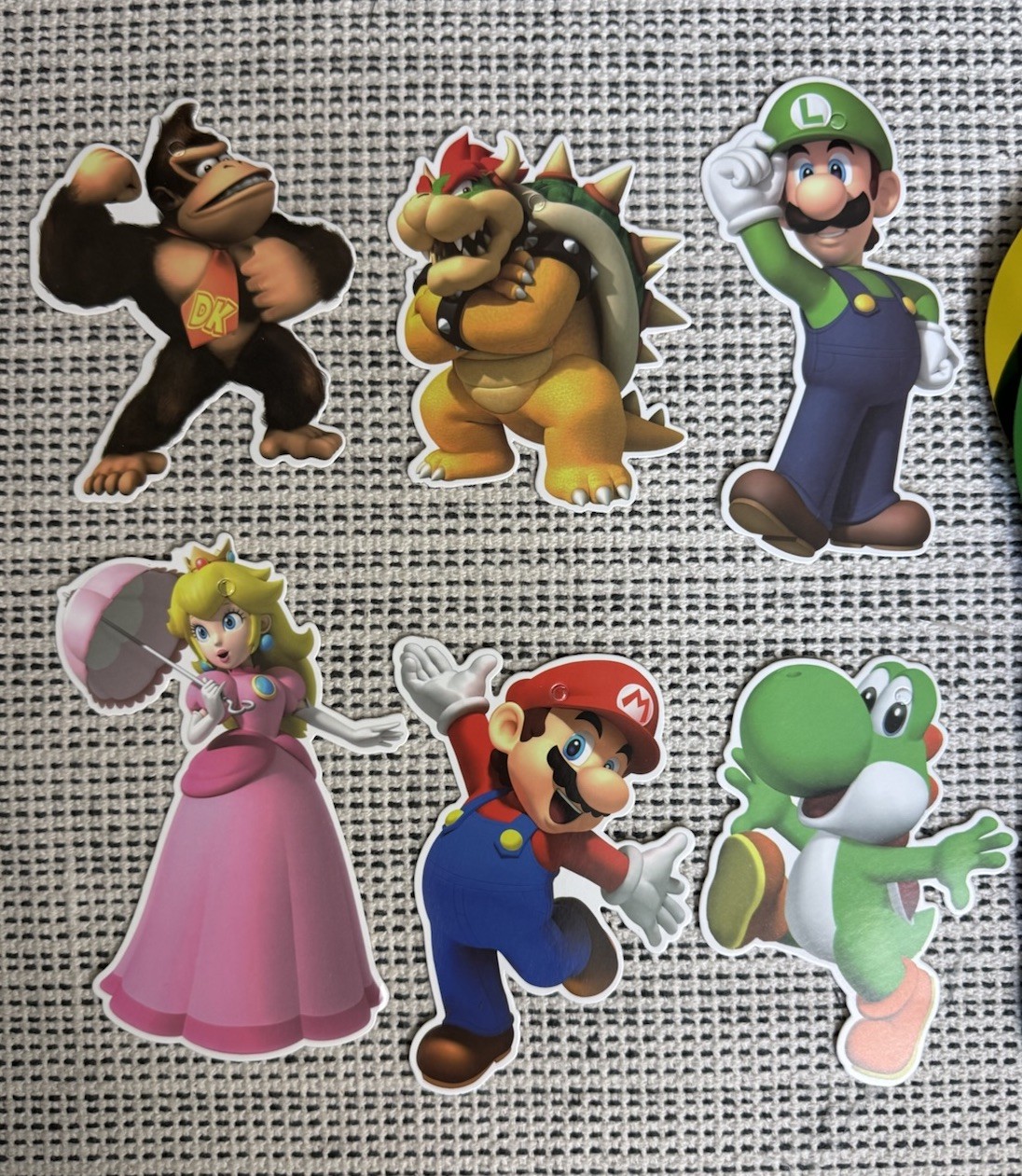 NEW 117Pcs Super Mario Bros Birthday Party Decor Backdrop Banner Cake Toppers+