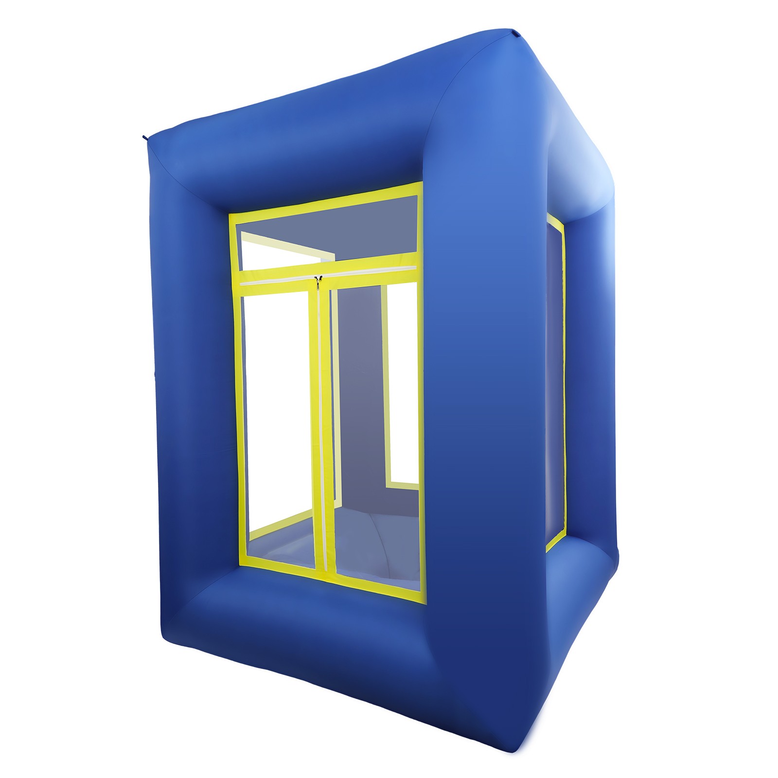 Inflatable Money Machine Booth Cash Grab Game Cube For Business Event Promotion