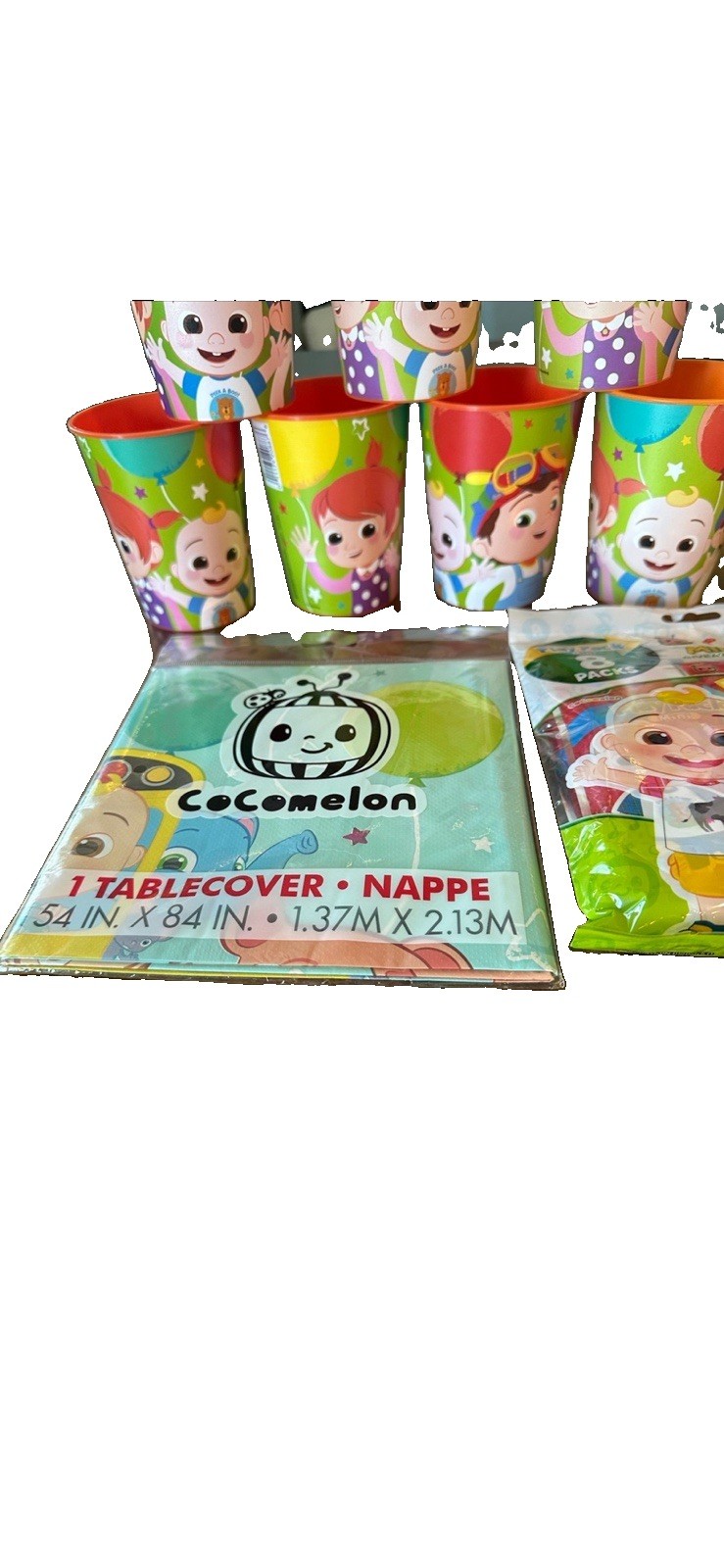 COCOMELON BIRTHDAY PARTY SUPPLIES NEW
