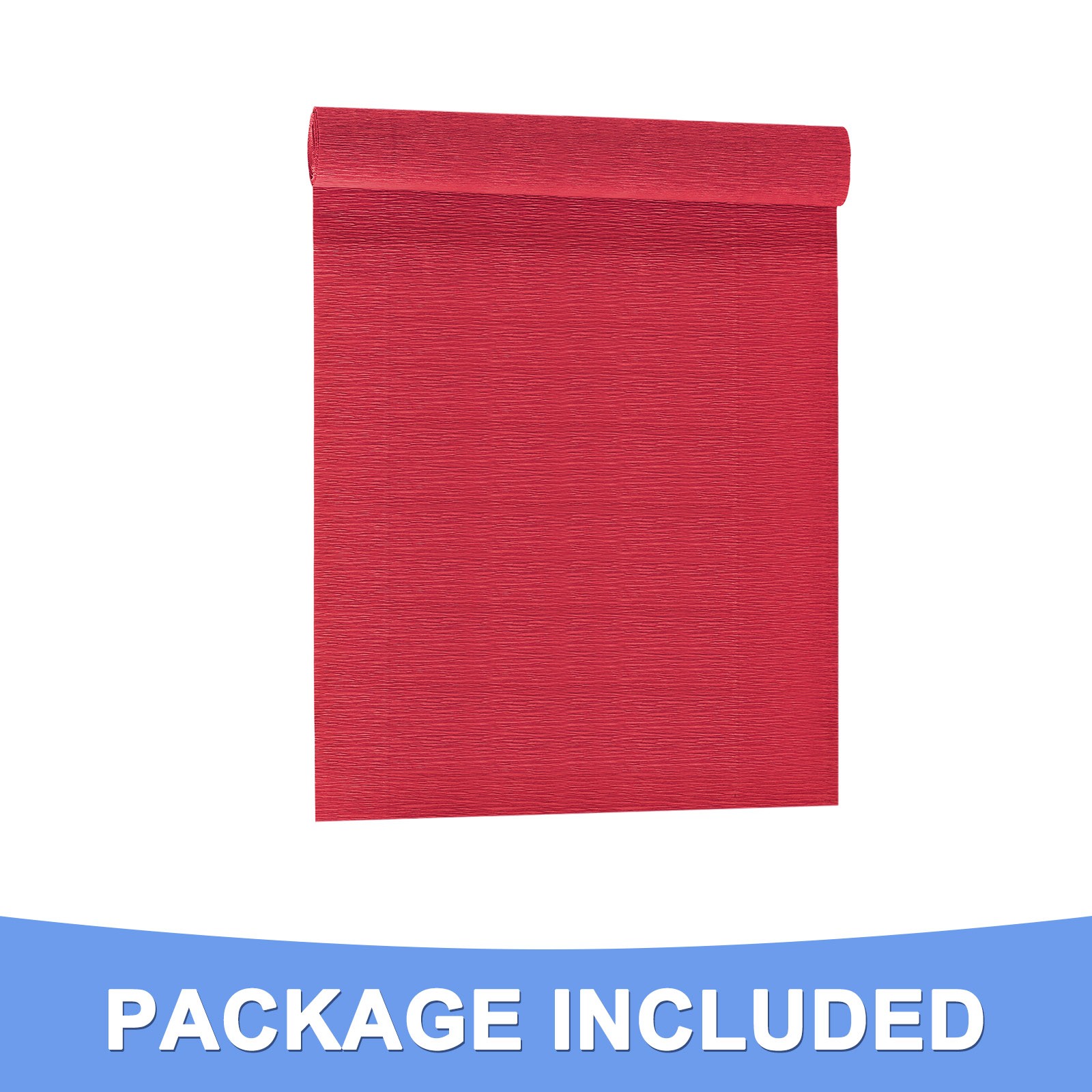 Crepe Paper Roll Paper Streamers 20 Inch x 7 Ft Red