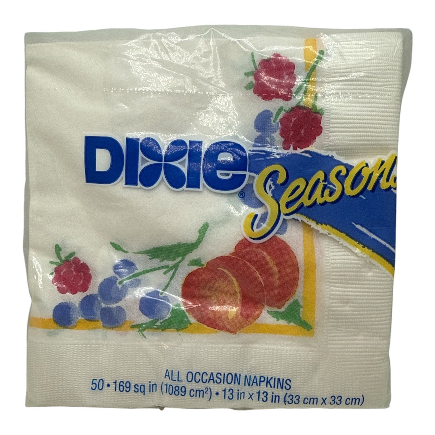 Vintage Dixie Seasons All Occasion paper Napkins Fruit NEW