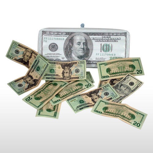 10 Giant Party Inflatable $100 Hundred Dollar Money Bills – Gag Joke Fun Toys