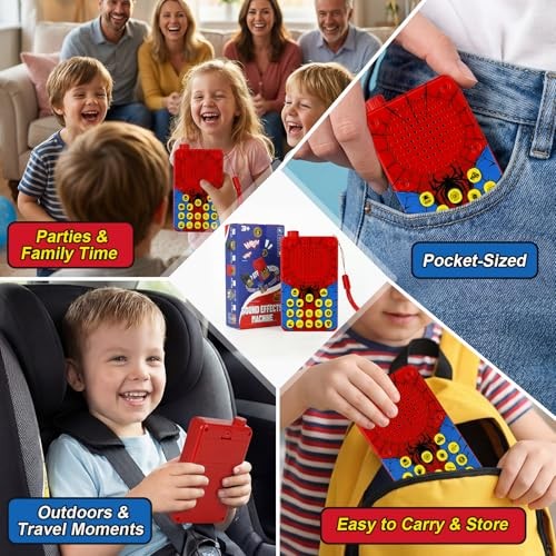 Sound Effects Machine – 16 Hilarious Sounds Prank Noise Maker – Boys Prank