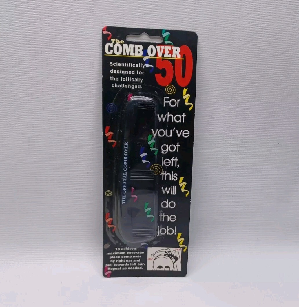 The Comb Over 50 Gag Gift Over The Hill Birthday