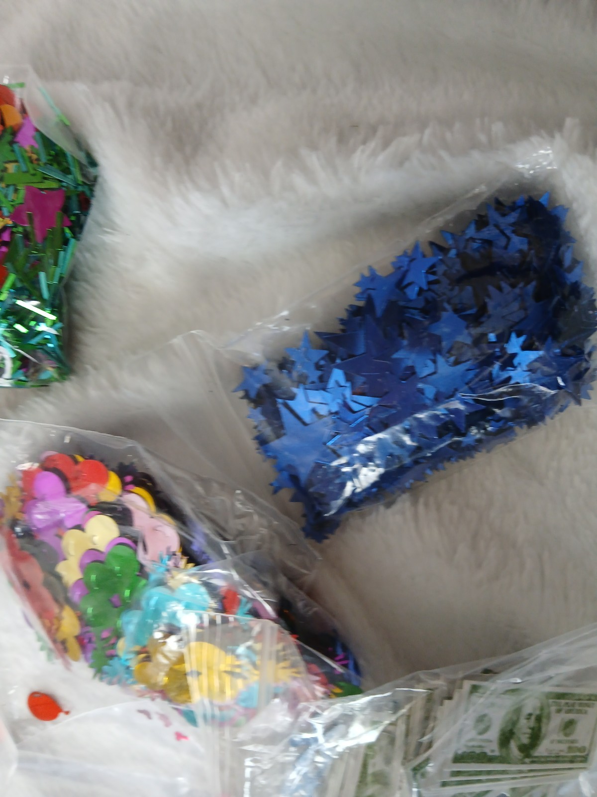 Lot – Multi Packs of Confetti Scatters Variety Stars Hearts Mickey Numbers etc