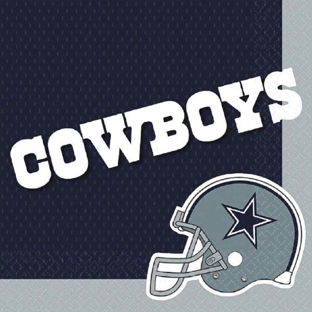 Dallas Cowboys NFL Pro Football Sports Banquet Party Paper Luncheon Napkins