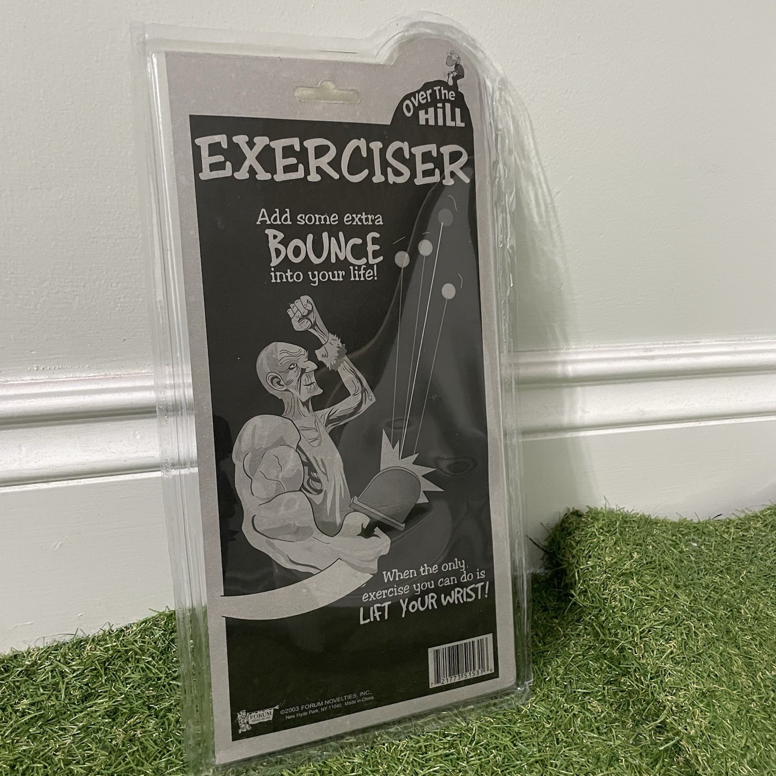 Over The Hill Exerciser 51531 New NOS Toy 2003 Forum Novelties Lift Wrist