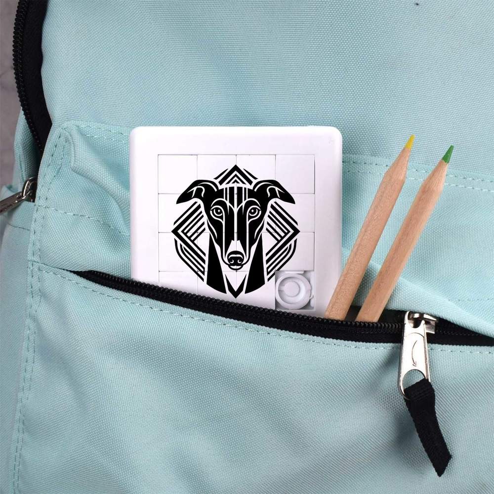 ‘Art Deco Greyhound’ Sliding Puzzle (PZ00032717)