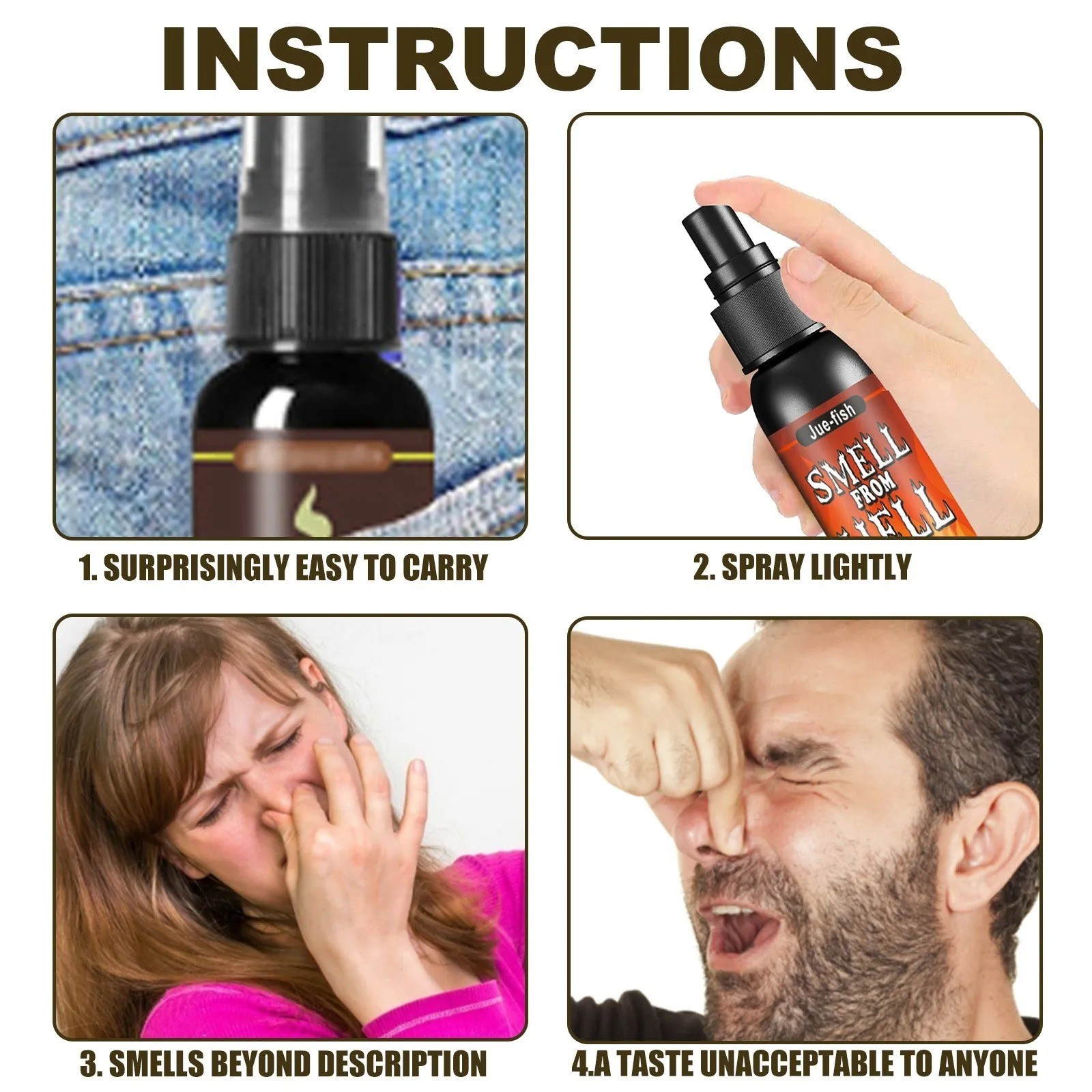 Liquid Fart Spray Stink Bomb Smelly Stinky Ass Toxic Bomb Crap Gag Prank Joke