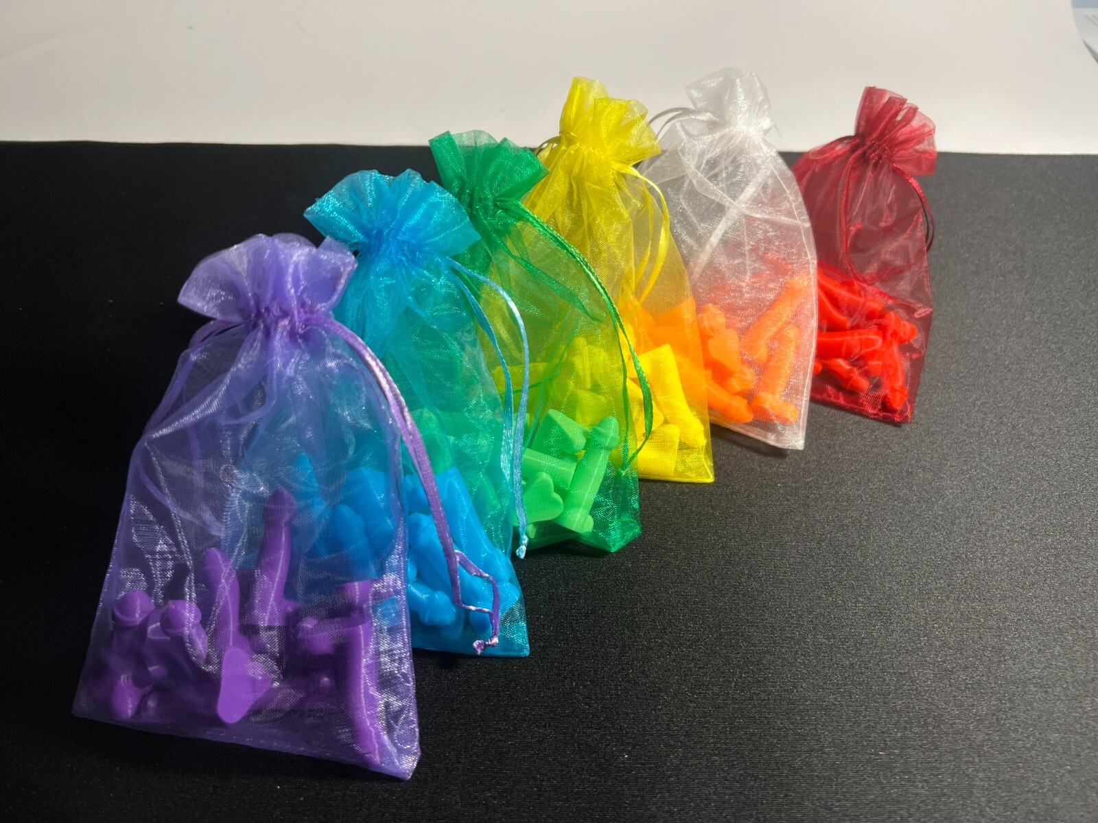 Bag of Dicks Mini Penis Any Color Gag Gift Bachelorette Party Prank 10Pack 1.5in