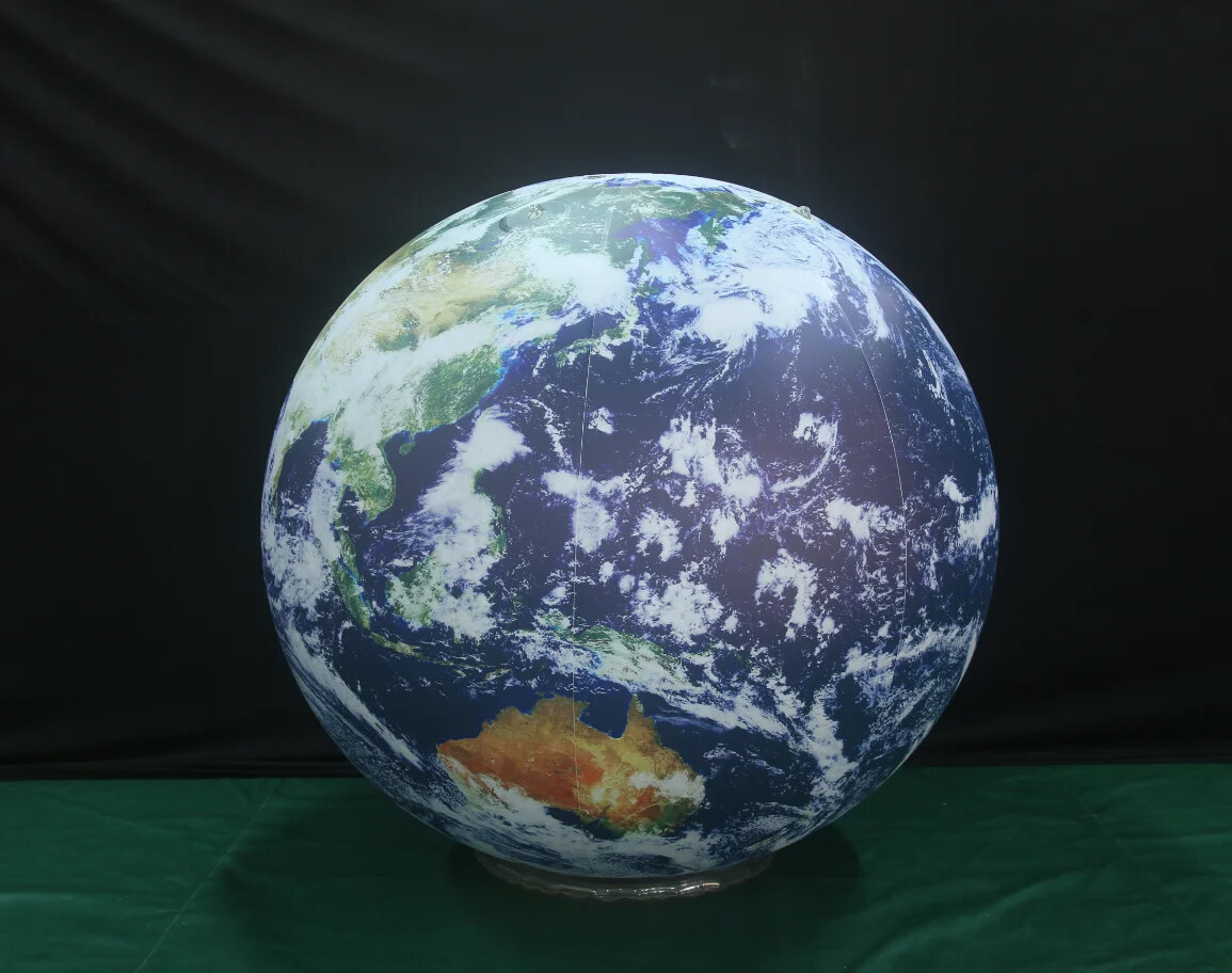 Inflatable Earth Globe W/ LED Lights Hanging Inflatable Earth Planet Model Toys