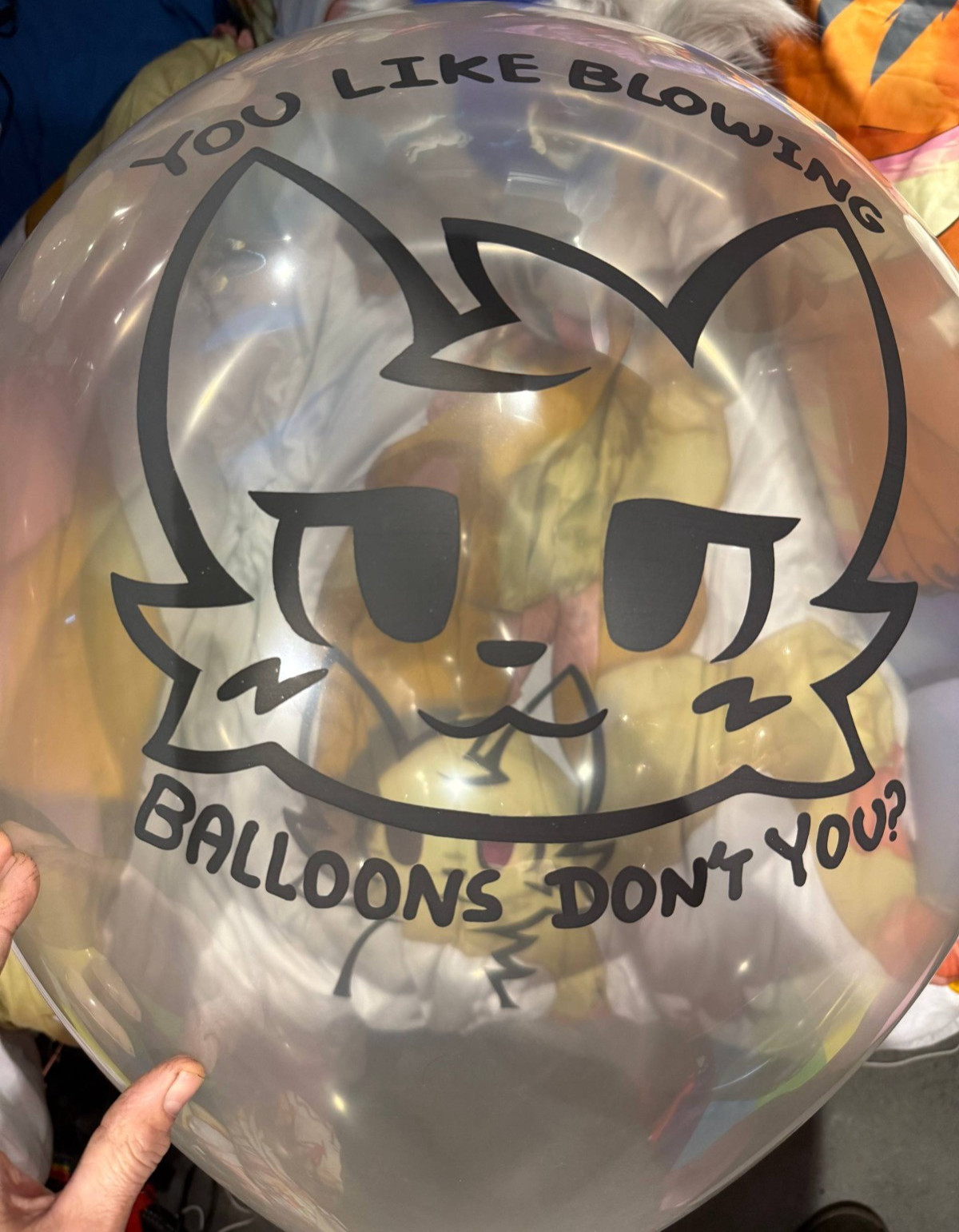 60cm 24″ large round Cattex premium balloon in Boykisser print