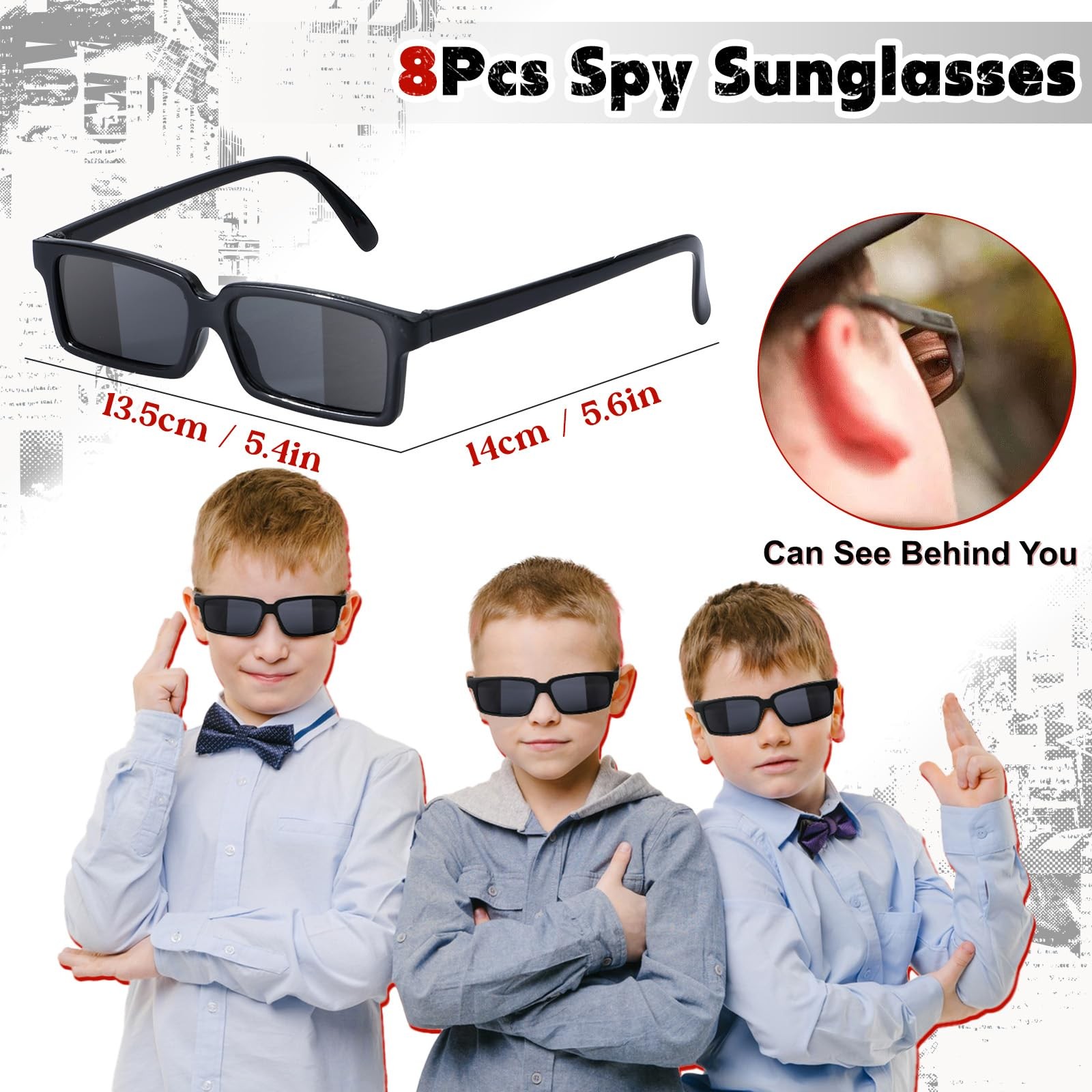 Spy Detective Party Favors Birthday Supplies for Kids Detective Glasses Invis…