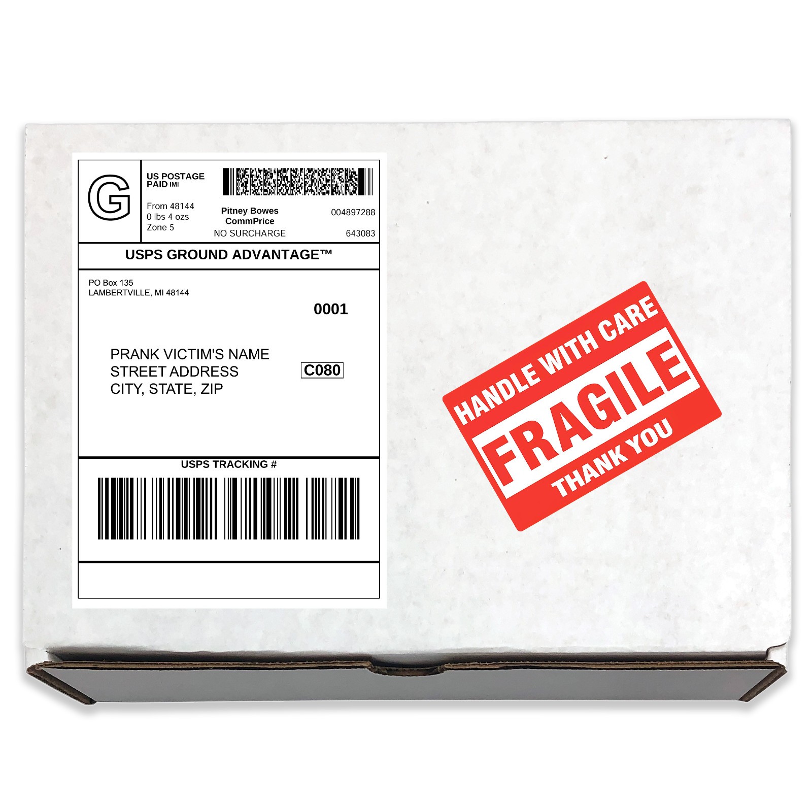 QR Code Monkey Middle Finger Surprise Prank Mail Sent Anonymously!
