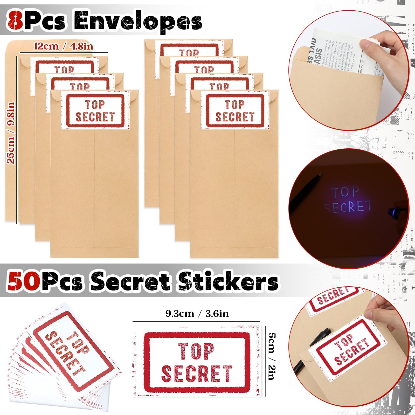 Spy Detective Party Favors Birthday Supplies for Kids Detective Glasses Invis…