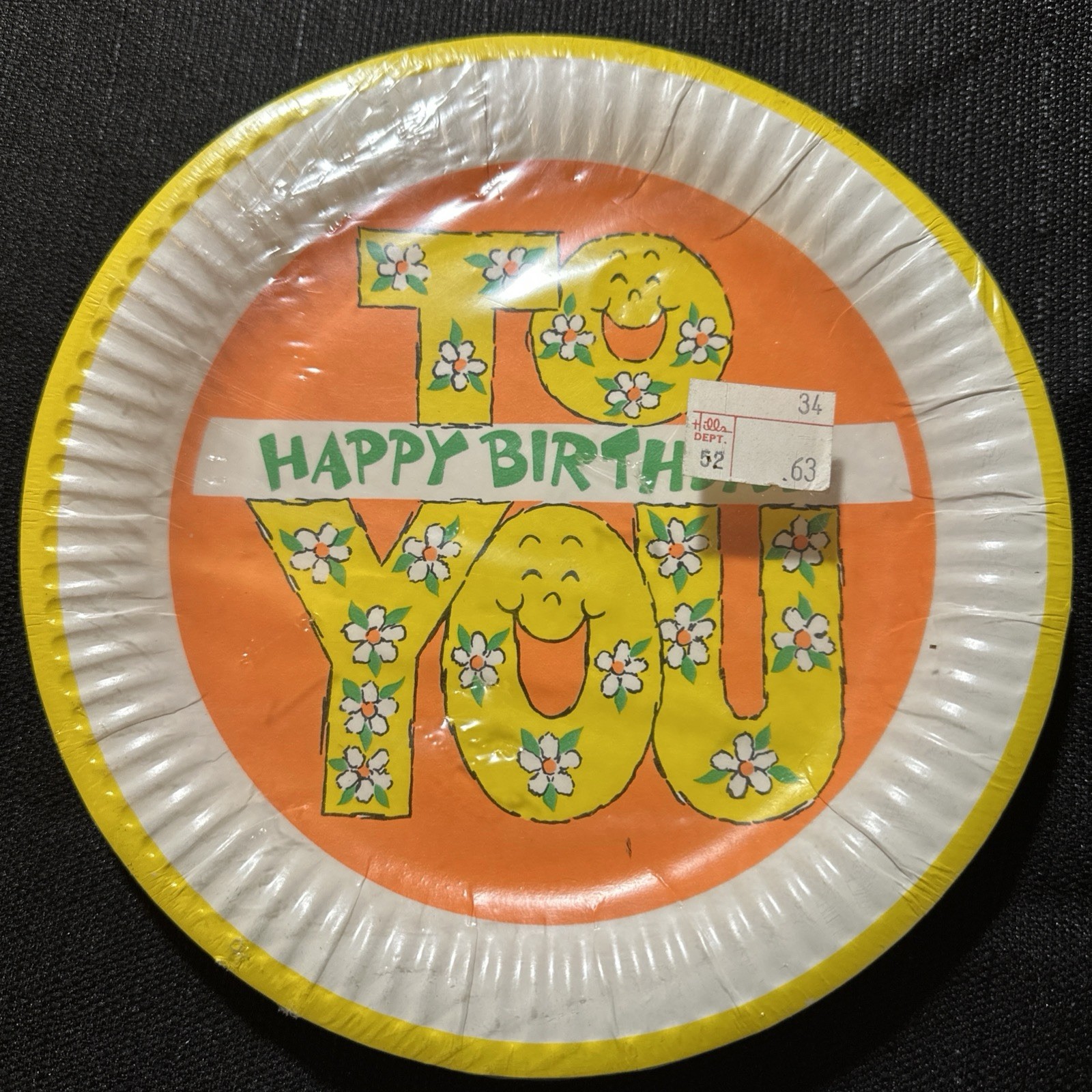 NOS Vintage Retro 1970’s Child’s Birthday Party Plates, Loot Bag Toys & More