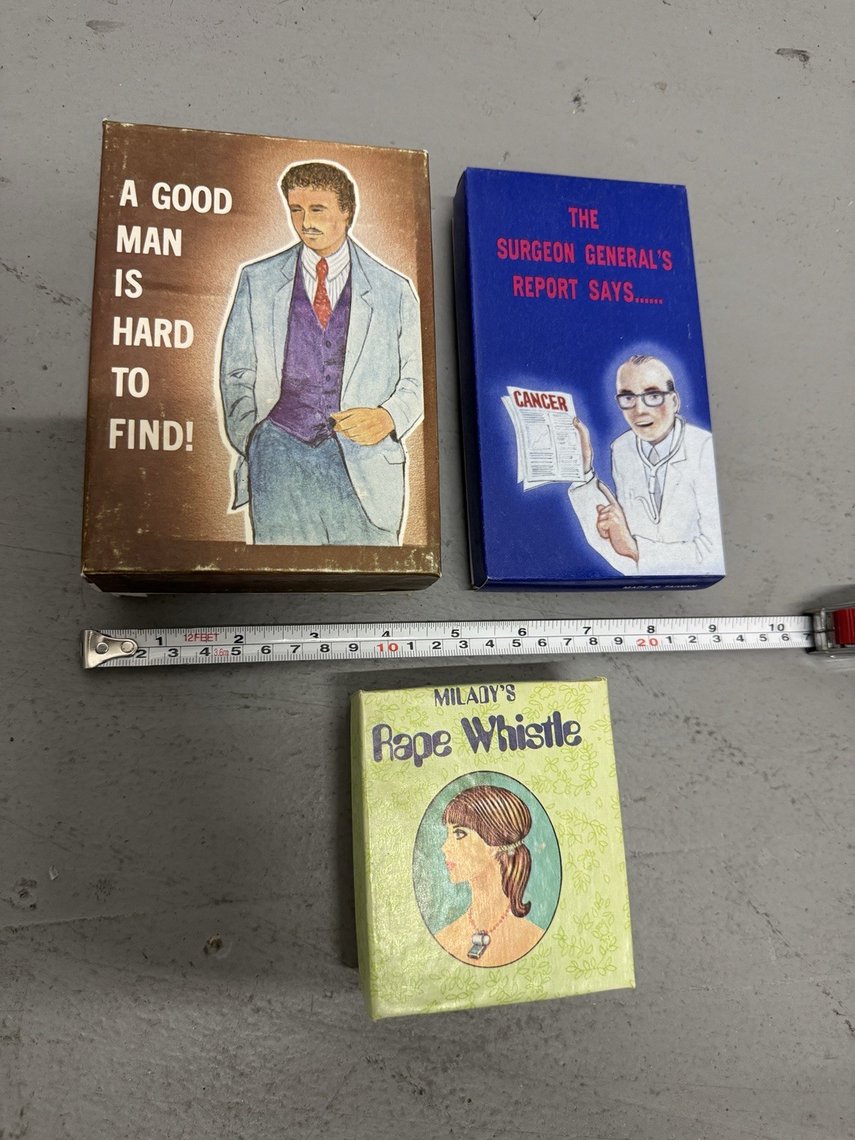 Vintage Adult Humor Gag Funny Novelty Gift Boxes 70s 80s