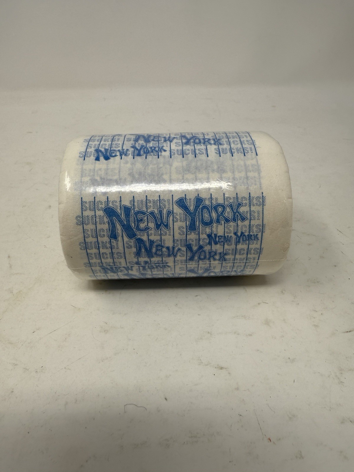 Sealed Novelty Toilet Paper Roll New York Yankees Souvenir Gag Gift Blue Print