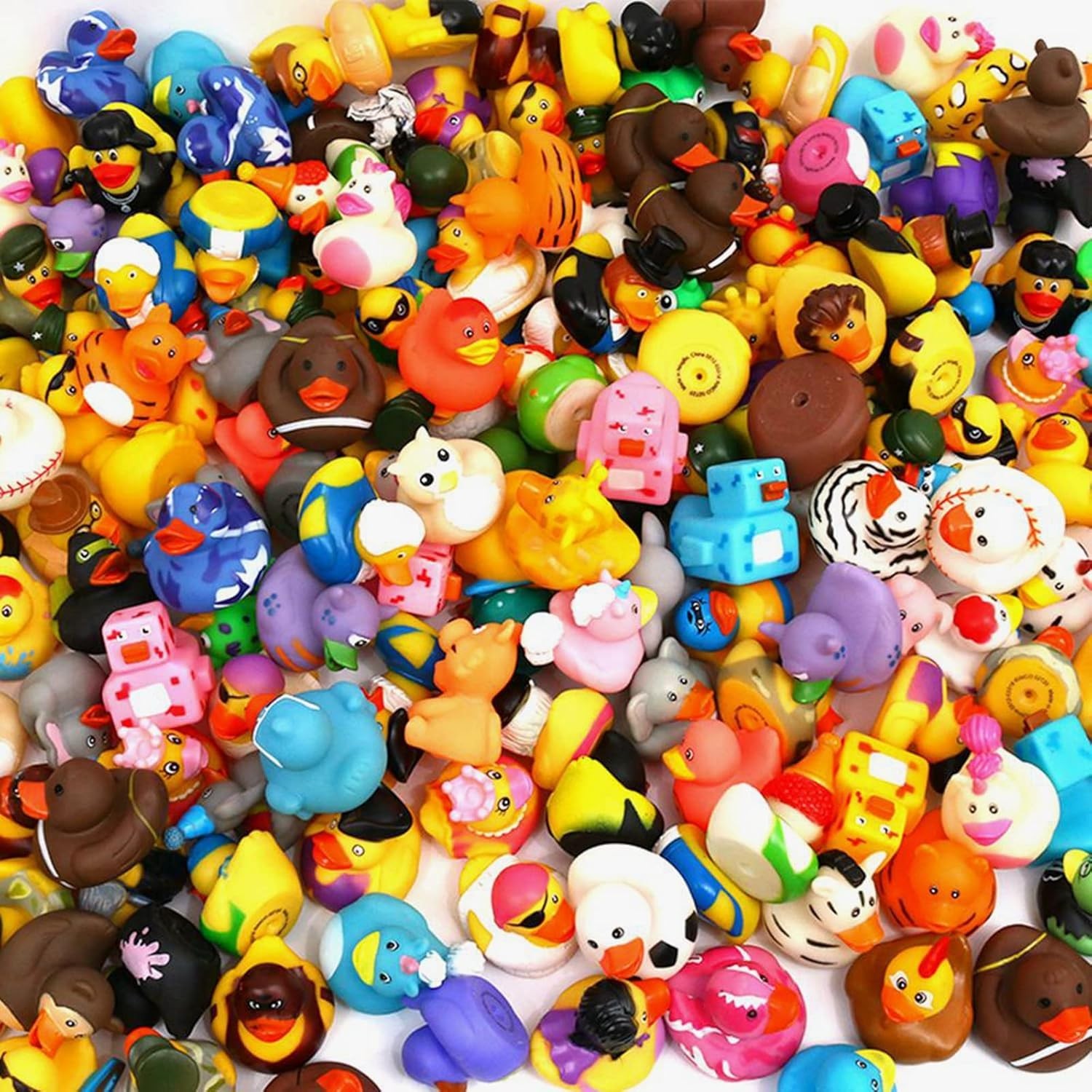 Rubber Ducks in Bulk,Assortment Duckies for Jeep Ducking Floater Duck Bath Toys