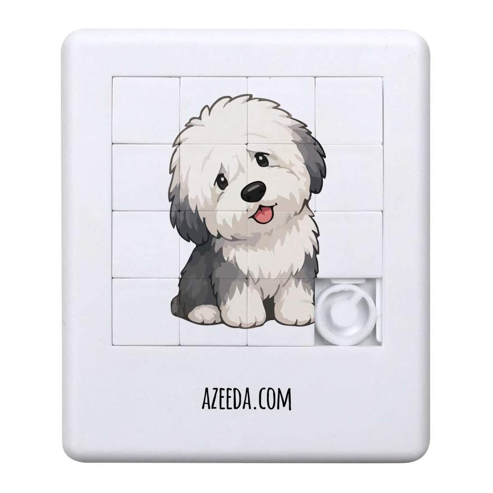 ‘Cute Old English Sheepdog’ Sliding Puzzle (PZ00046648)