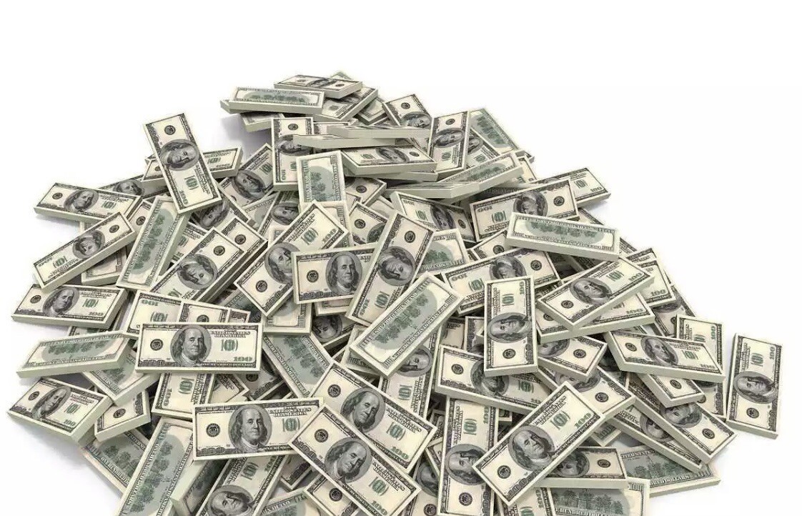 Pack of 10 Happy Birthday Party Decor Money for Gift Bags 1 Million Dollars