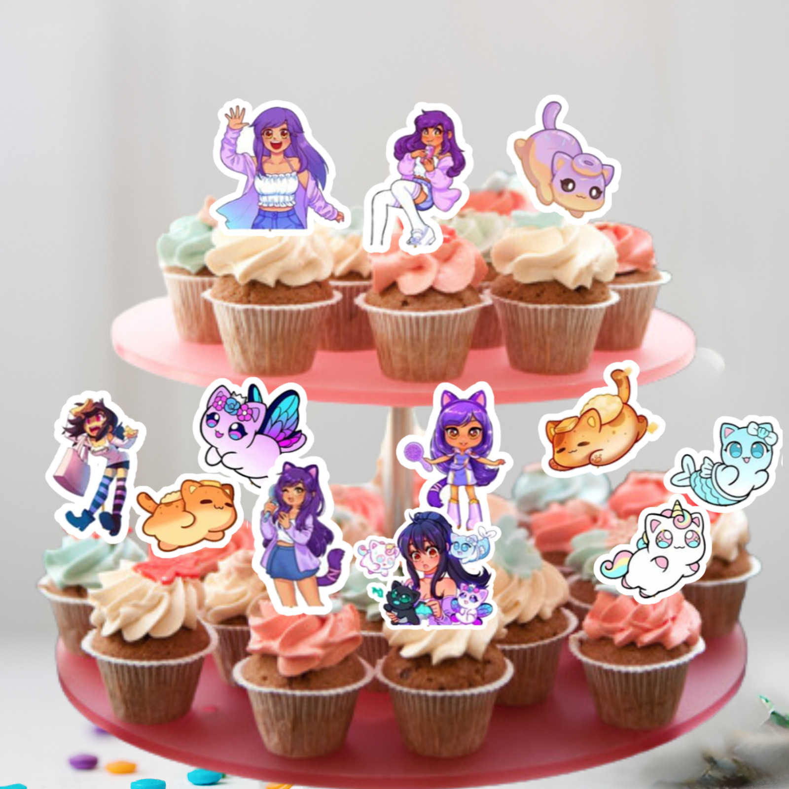 Aphmau TABLEWAR birthday party supplies favor centerpiece decoration event theme