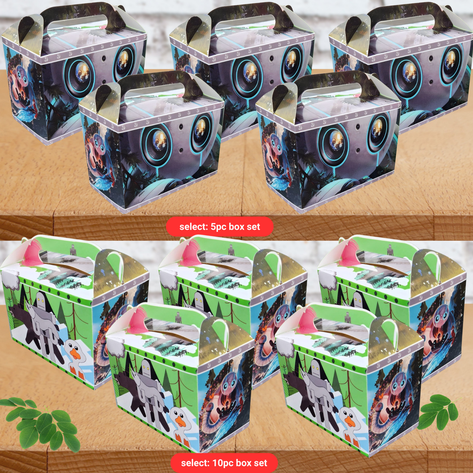 The Wild Robot Party Supplies happy birthday centerpiece decoration cup plate