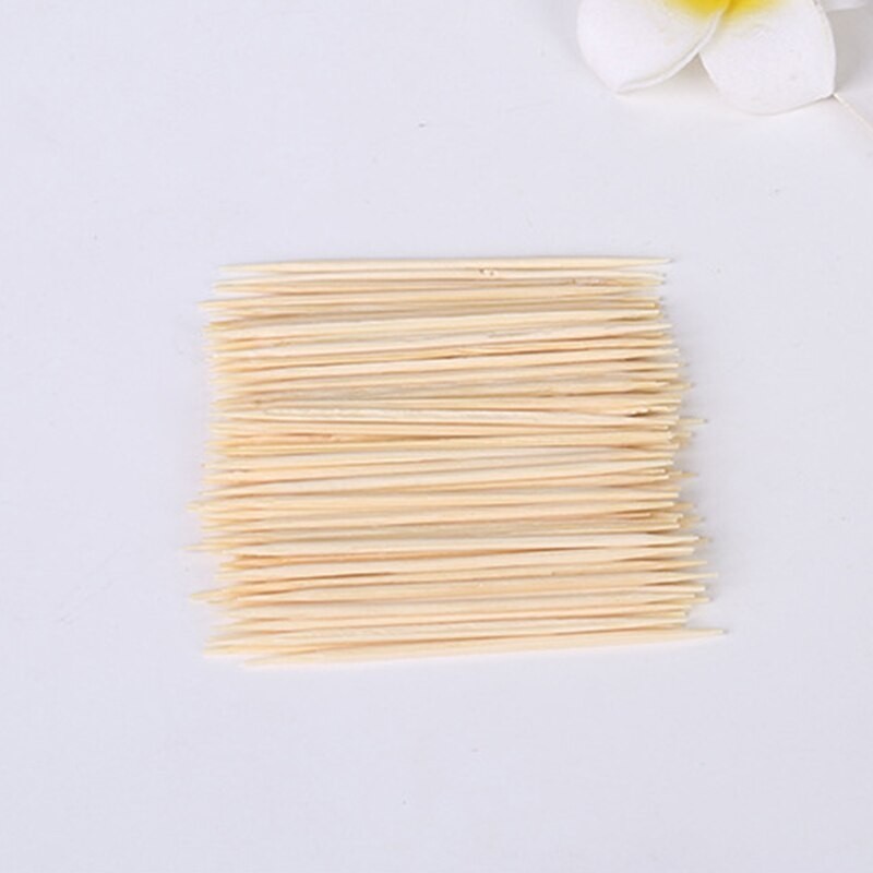 1000PCS Bamboo Toothpicks Double Sided Disposable Wooden Toothpicks Dinning