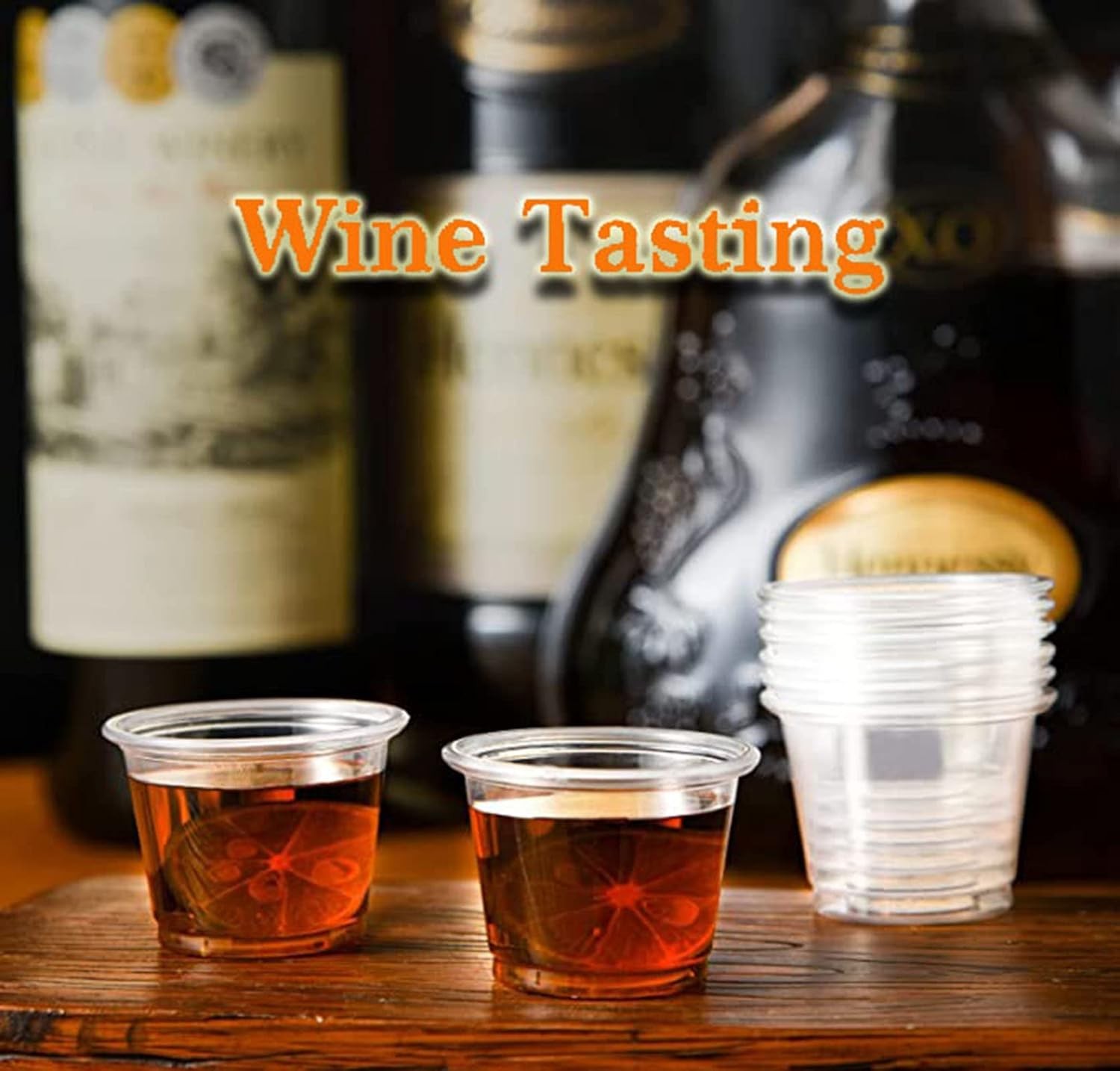 500 Count -1 oz Disposable Shot Glasses,Shatterproof No Lids, 1oz Jello Shot