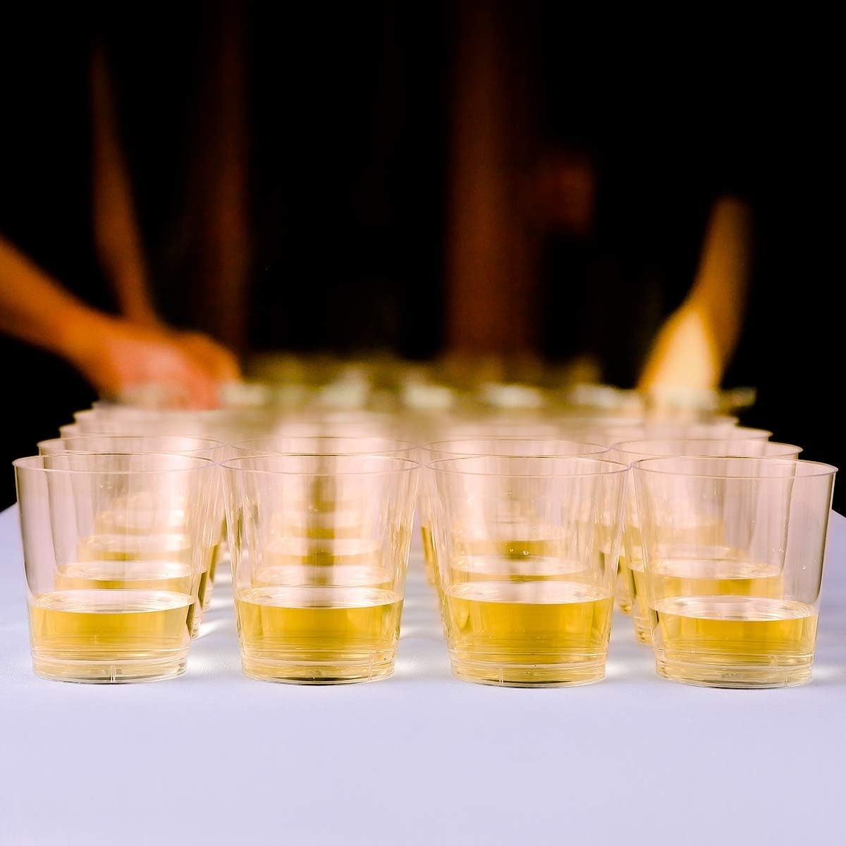 500 Pack Plastic Shot Glasses 1 oz Disposable Cups 1 Ounce Tasting Cups Party