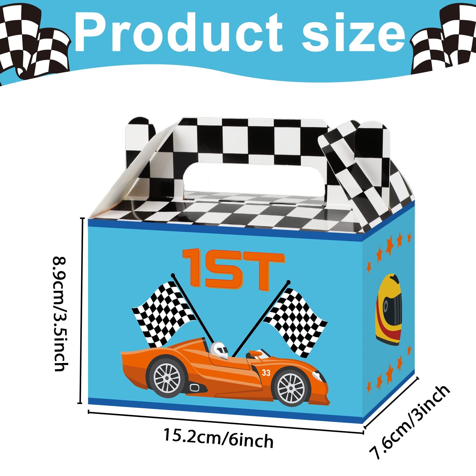 Race Car Goodie Bags lbs 12 Pack lbs Birthday Party Favors lbs Gift Multicolor