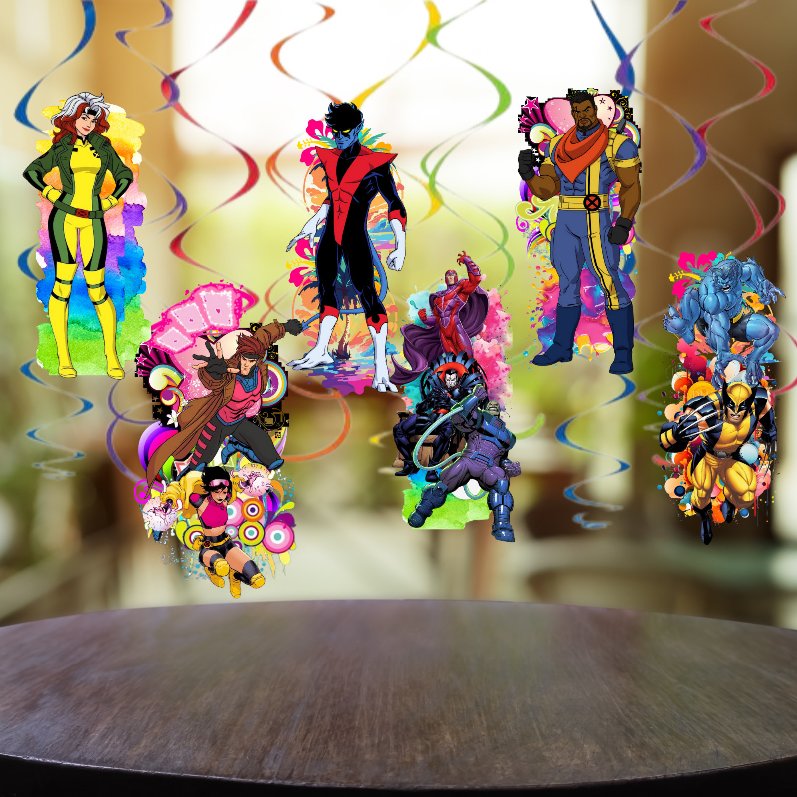 XMEN 97 wolverine cupcake topper birthday party supplies centerpiece decoration