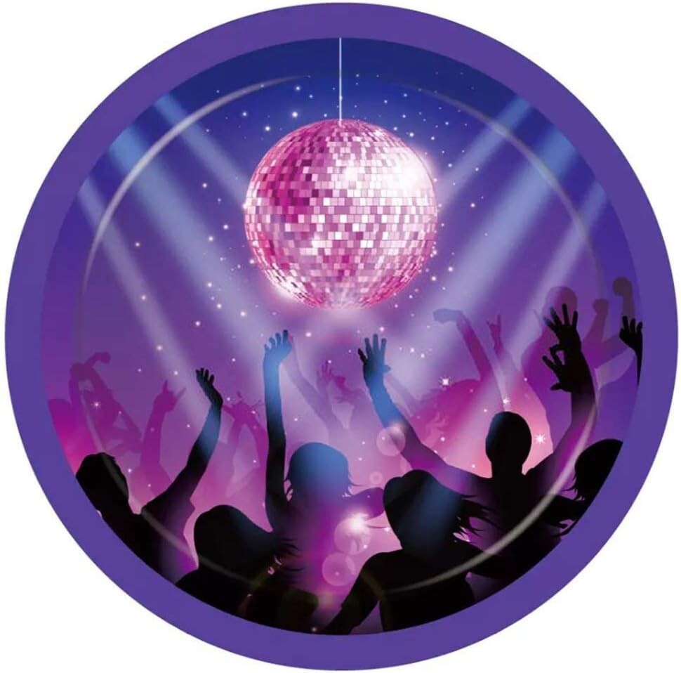 Disco Party Supplies,50’S,60’S,70’S,80’S Birthday,Retro Party,Rock and Roll Set
