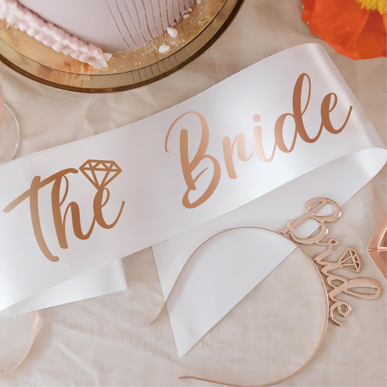 Bachelorette Party Favors Bride To Be Sash and Veil Set Bachelorette Sashes B…