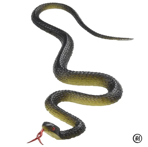 1pc Realistic Fake Rubber Snake Prank Scary Garden Toy Prop Toy Accessories