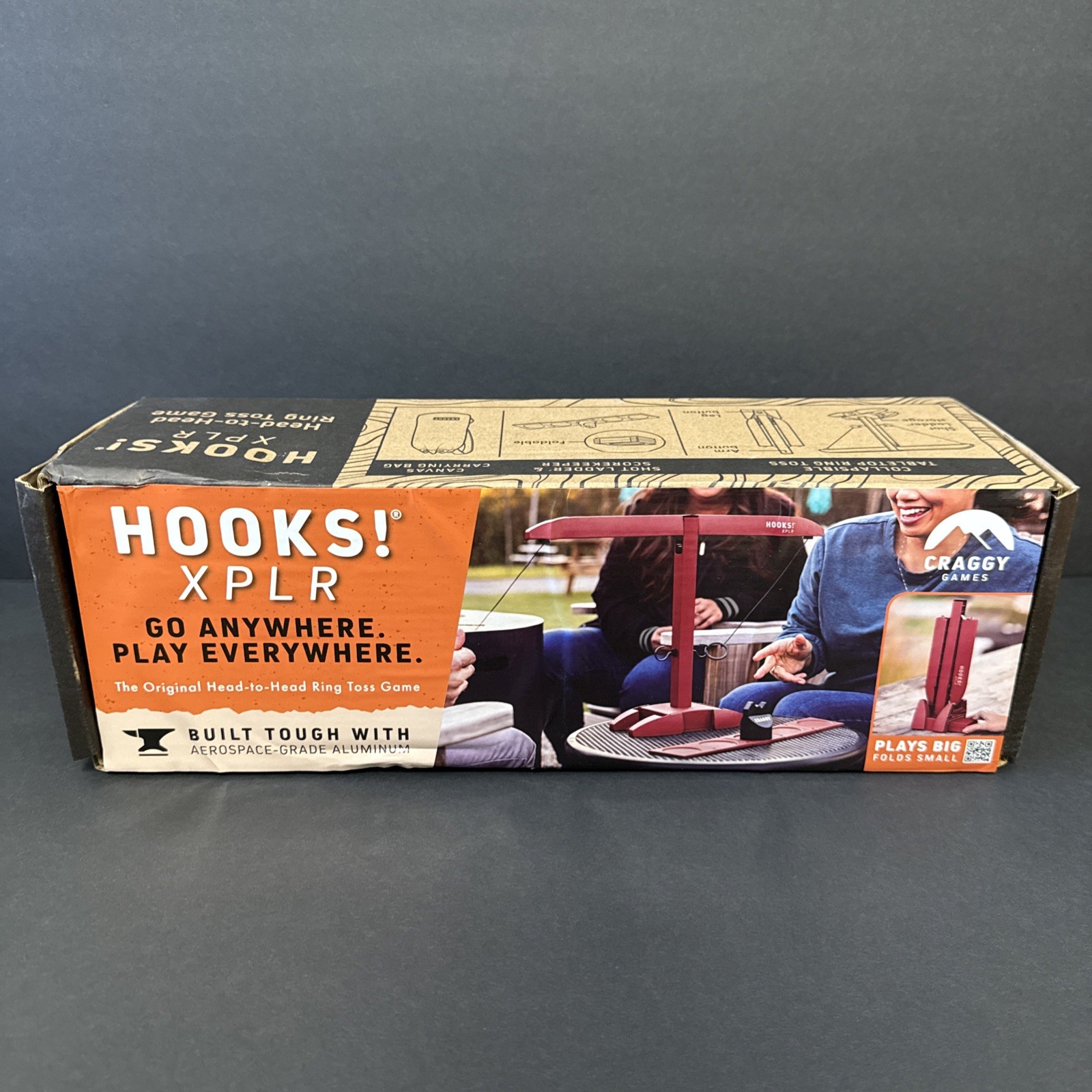 Craggy Games Ring Toss & Shot Ladder Game Hooks XPLR, Ember
