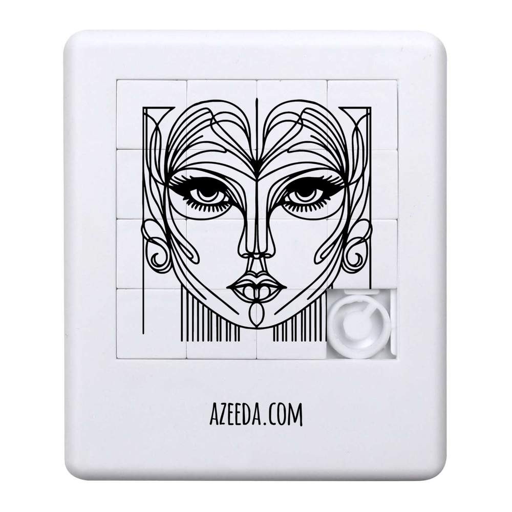 ‘Art Deco Woman Doodle’ Sliding Puzzle (PZ00037477)
