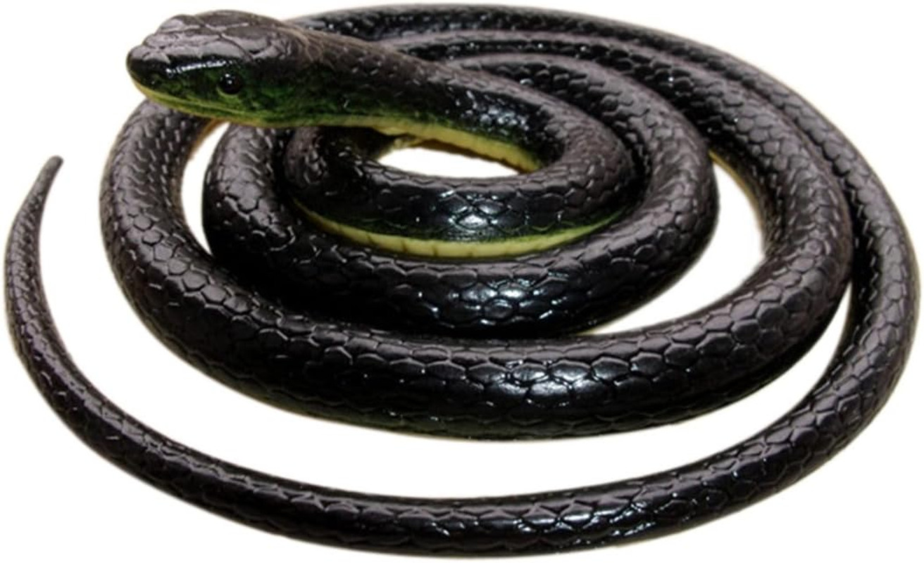52 Fake Large Rubber Snake Realistic Lifelike Scare Prank Gag Gift Joke Kid Toy