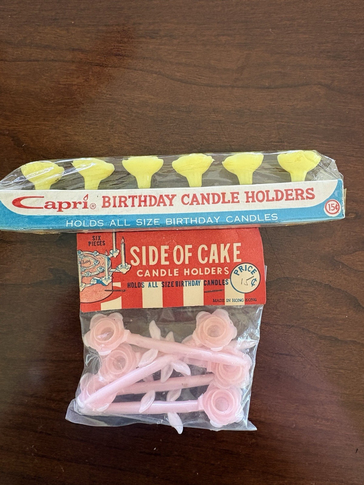 Lot Of Vintage Hand Dipped Birthday Candles And Candle Holders For Cake NEW