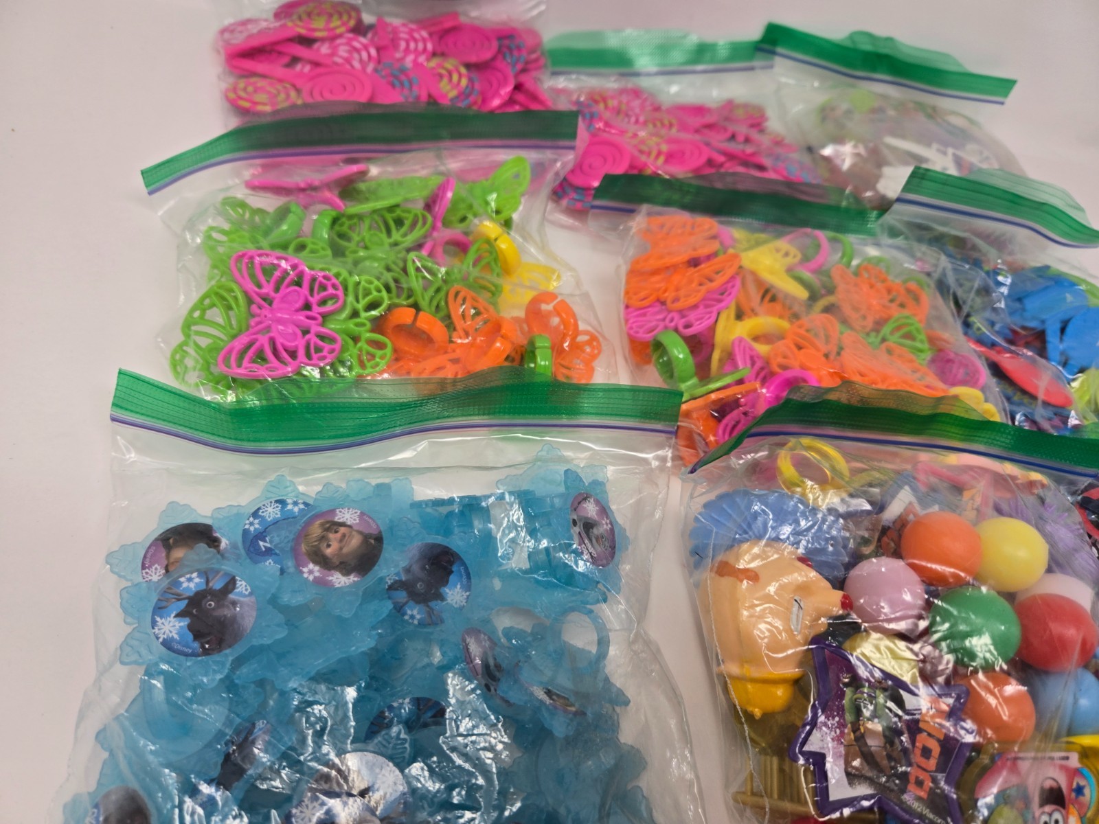 HUGE Vintage LOT of Cake Cupcake Picks Toppers Party Favors Rings Disney LOOK