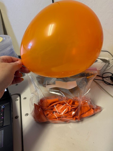 Bulk Lot of Orange Latex Balloons 30+ Party Decoration New!!!