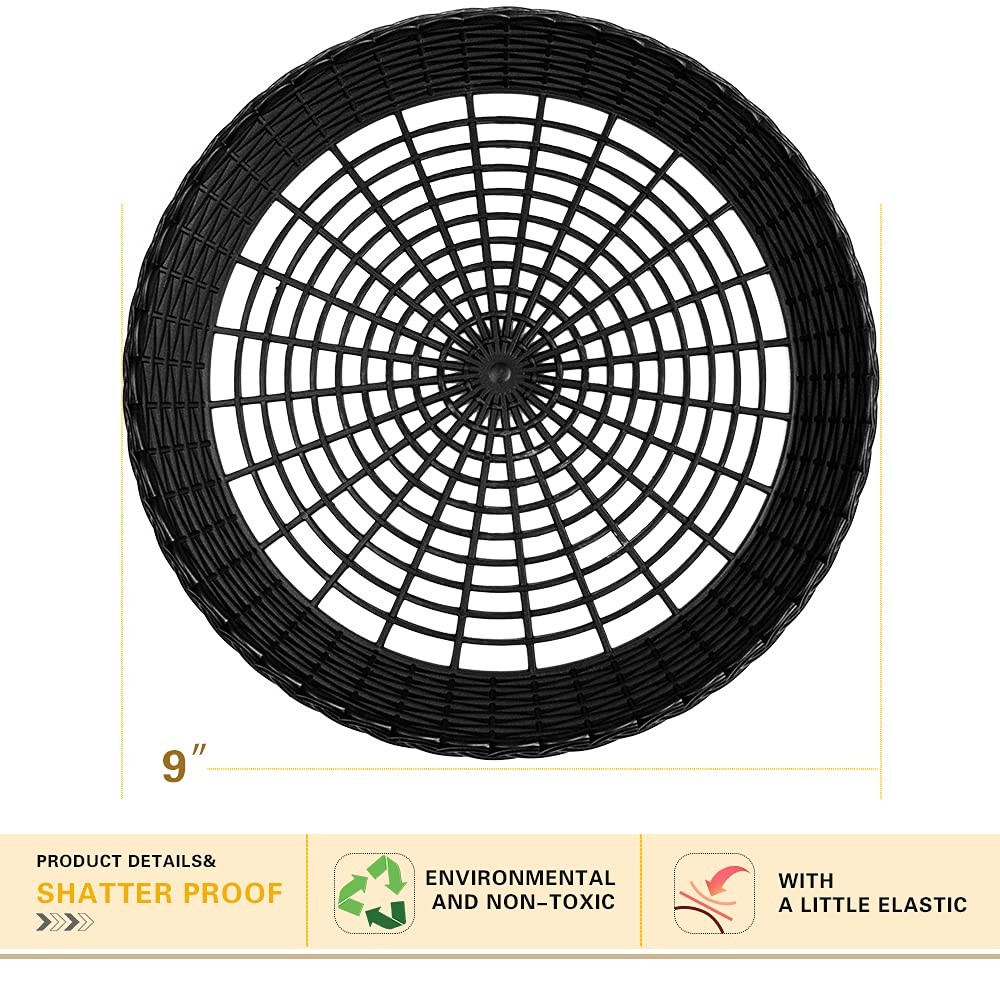EBIGIC Paper Plate Holders, 8/12/24 Packs 9/10 Inch paper plate holders reusa…