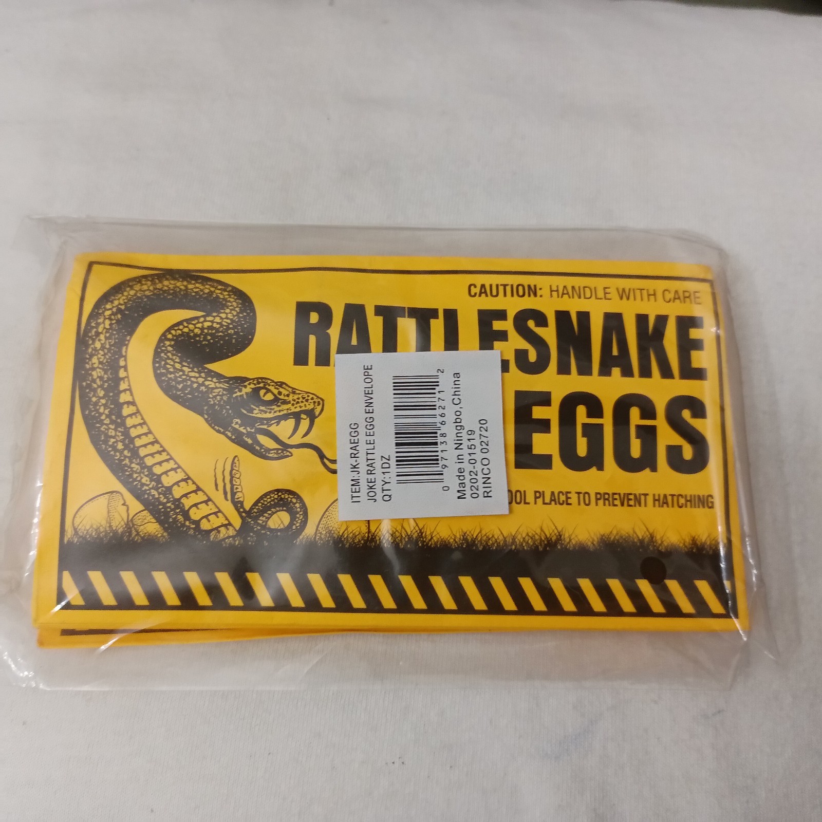 Rattlesnake Eggs 12pk Gag Joke Prank
