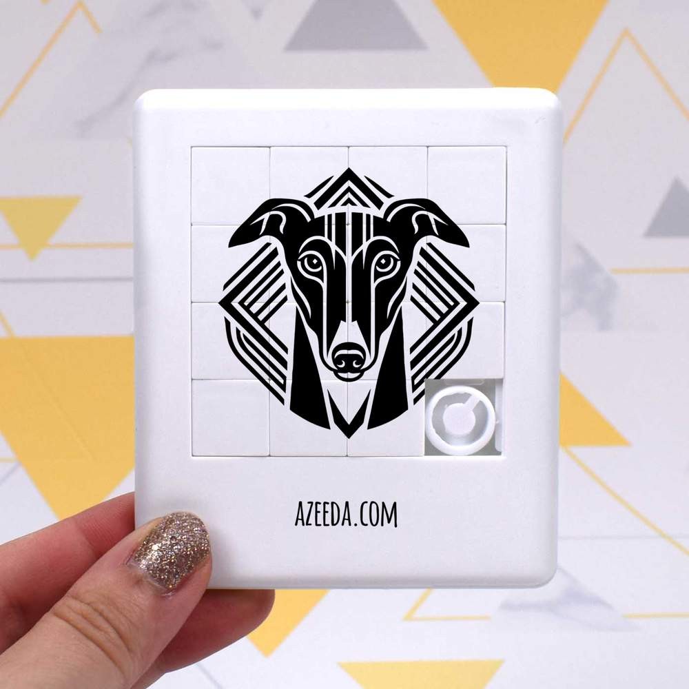 ‘Art Deco Greyhound’ Sliding Puzzle (PZ00032717)