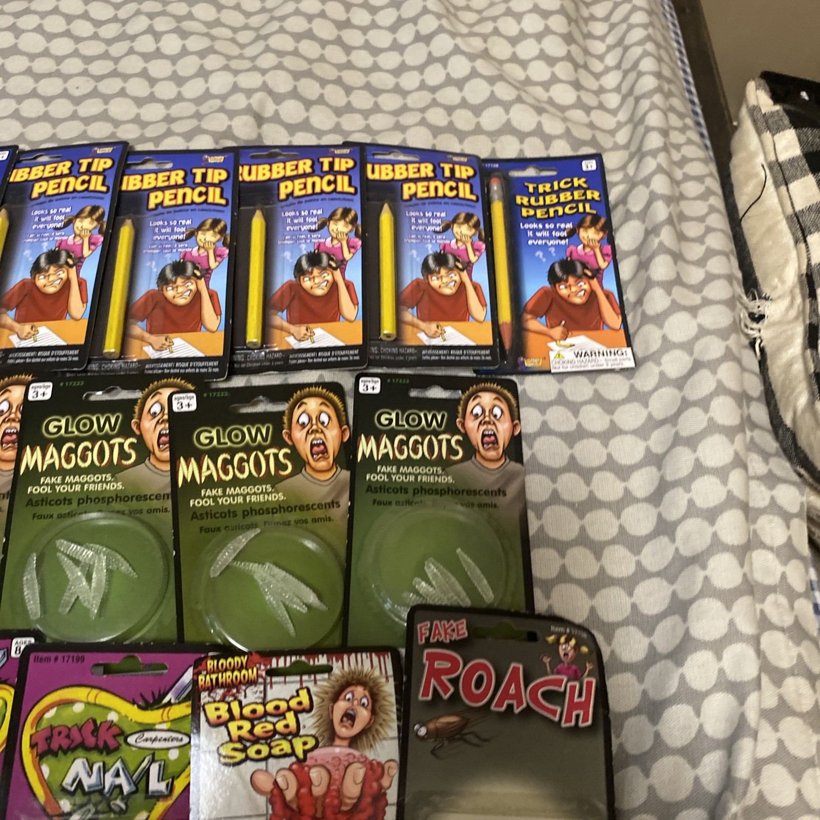 Lot Of Assorted Joke Gag Prank Toys New And Used Forum Novelties
